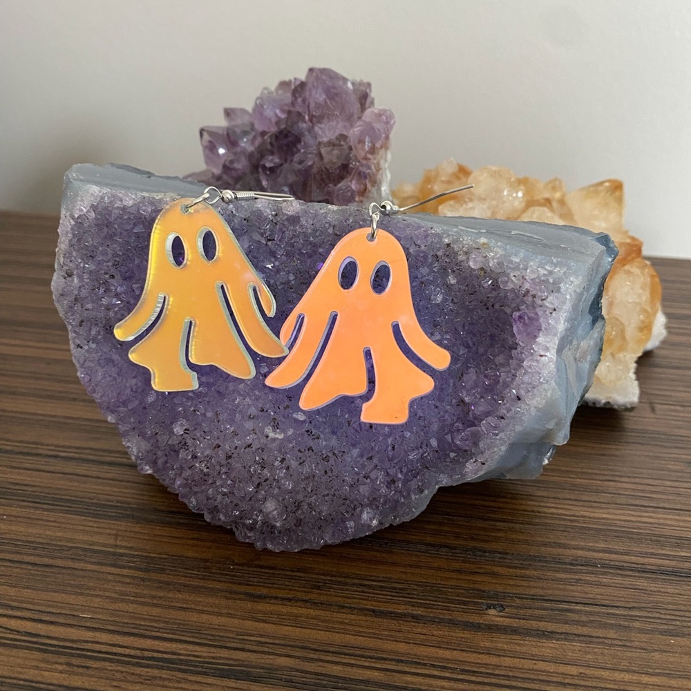 3 for $19 New Ghost Earrings |  Spooky Halloween | Simple Ghost Ear Ornaments